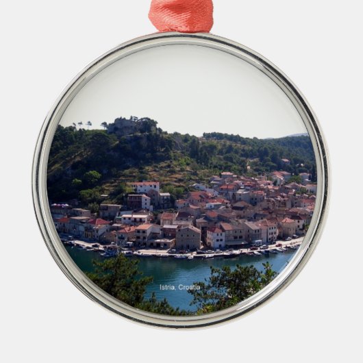 Istria, Kroatië Metalen Ornament (Voorkant)