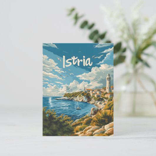 Istrië Kroatië Briefkaart (Staand voorkant)