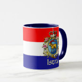 Istrië wapenlaag mok (Voorkant rechts)