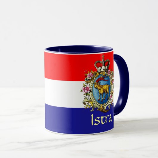 Istrië wapenlaag mok (Voorkant rechts)