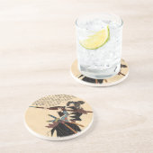 Isuai Juzaemon Masahisa Zandsteen Onderzetter (Zijkant)