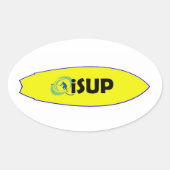 ISUP OVALE STICKER (Voorkant)
