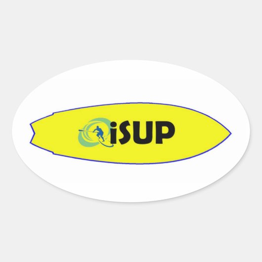 ISUP OVALE STICKER (Voorkant)