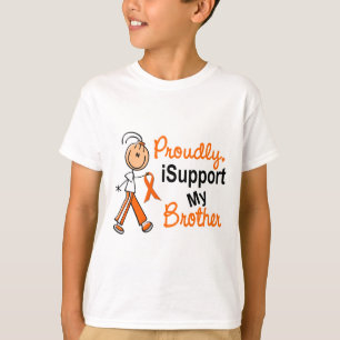 iSupport 1 SFT leukemie MS Kidney Cancer BROTHER T-shirt