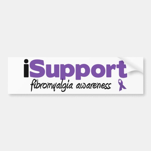 iSupport Fibromyalgie Bumpersticker (Voorkant)