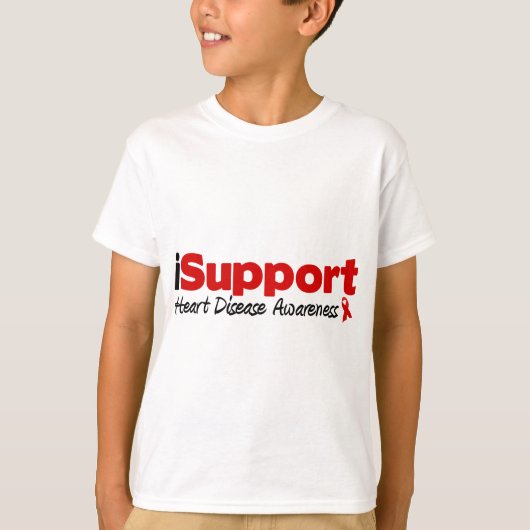 iSupport hartziekte T-shirt (Voorkant)