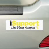 iSupport leverziekte Bumpersticker (Op auto)