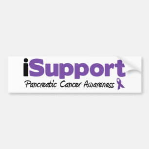 iSupport-pancreaskanker Bumpersticker