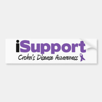 iSupport voor de ziekte van Crohn Bumpersticker