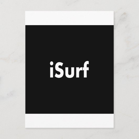 iSurf Briefkaart (Voorkant)