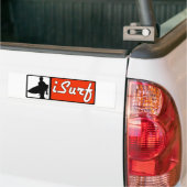 iSurf Red Bumpersticker (Op Truck)