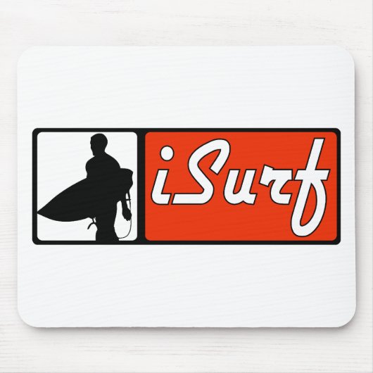 iSurf Red Muismat (Voorkant)