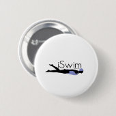 iswim - Vrouw Ronde Button 5,7 Cm (Voorkant /achterkant)