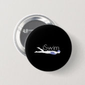 iswim - Vrouw Ronde Button 5,7 Cm (Voorkant /achterkant)