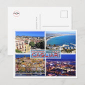 IT2027 Europa - Italië - Sardinië - Cagliari - Har Briefkaart (Voorkant / Achterkant)