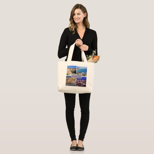 IT2027 Europa - Italië - Sardinië - Cagliari - Har Grote Tote Bag (Voorkant (model))