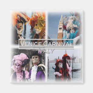 IT3262 Europa, Italië, Venetië Carnaval, koelkast Magneet