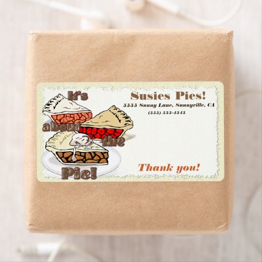 It About the Pie WEDSTRIJD Etiket (Insitu)