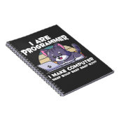 IT admin humor computer science student gezegde Notitieboek (Rechterzijde)