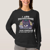 IT admin humor computer science student gezegde T-shirt (Voorkant)