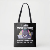 IT admin humor computer science student gezegde Tote Bag (Voorkant)