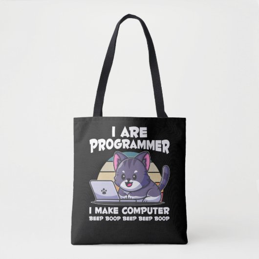 IT admin humor computer science student gezegde Tote Bag (Voorkant)