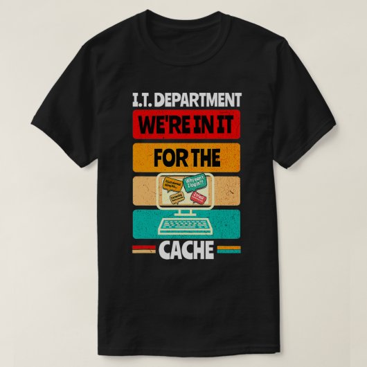 IT-afdeling Informatietechnologie Grappige Tech Su T-shirt (Design voorkant)