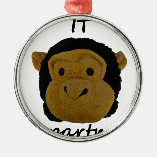 IT-afdeling Metalen Ornament (Voorkant)