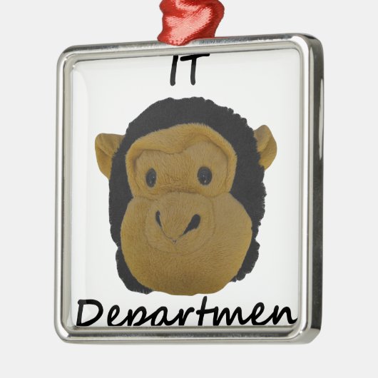 IT-afdeling Metalen Ornament (Links)