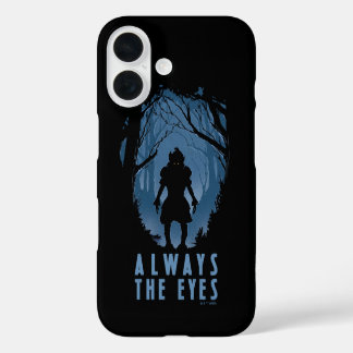 IT altijd de ogen bos silhouet iPhone 16 Hoesje