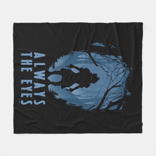 IT altijd de ogen bos silhouet Fleece Deken (Voorkant (Horizontaal))