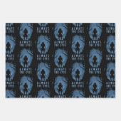 IT altijd de ogen bos silhouet Inpakpapier Vel (Voorkant 2)