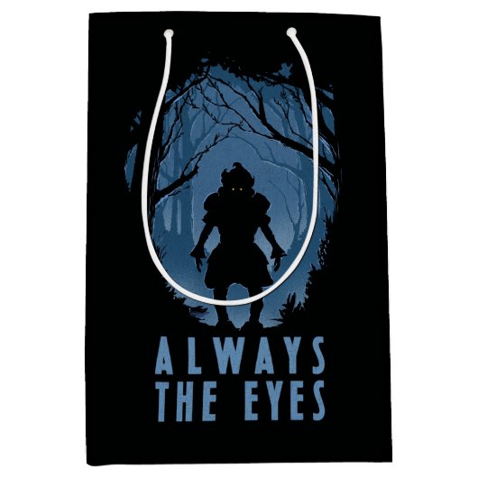 IT altijd de ogen bos silhouet Medium Cadeauzakje (Voorkant)