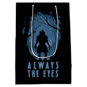 IT altijd de ogen bos silhouet Medium Cadeauzakje (Achterkant)