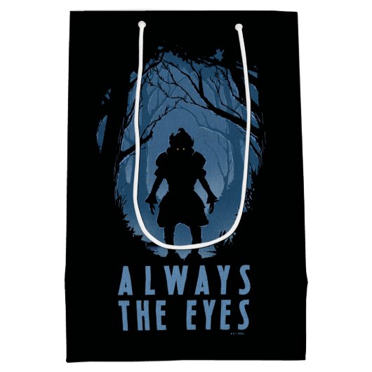 IT altijd de ogen bos silhouet Medium Cadeauzakje (Achterkant)