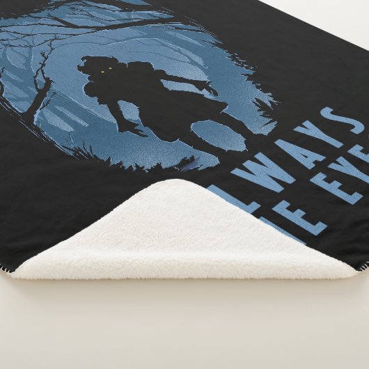 IT altijd de ogen bos silhouet Sherpa Deken (3/4)