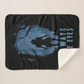 IT altijd de ogen bos silhouet Sherpa Deken (Voorkant (horizontaal))