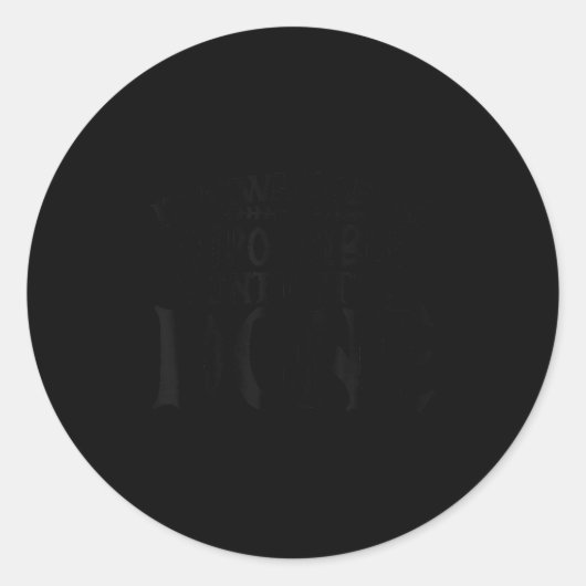 It Always Seems Imssible Until It's Done Motivatio Ronde Sticker (Voorkant)