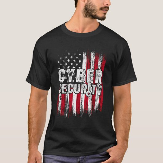 IT-analist voor cyberbeveiliging leidt gecertifice T-shirt (Voorkant)