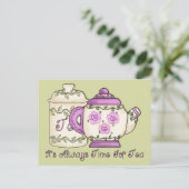 It's Always Time for Tea 2 Briefkaart (Staand voorkant)