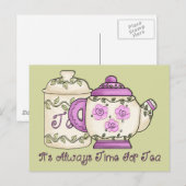 It's Always Time for Tea 2 Briefkaart (Voorkant / Achterkant)