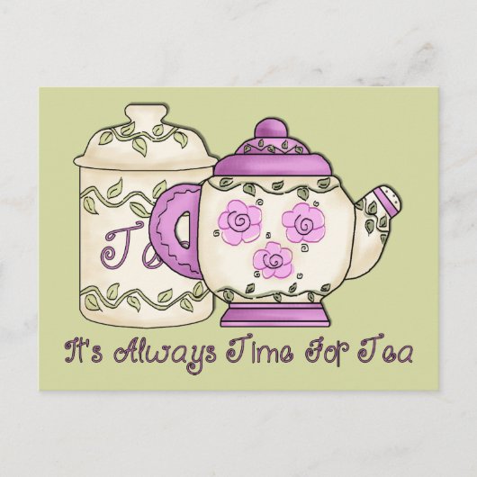 It's Always Time for Tea 2 Briefkaart (Voorkant)