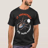 IT-architect: denk groot, bouw modulaire grappige T-shirt (Voorkant)