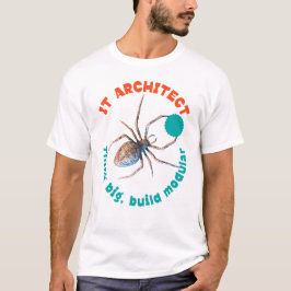 IT-architect: denk groot, bouw modulaire grappige  T-shirt