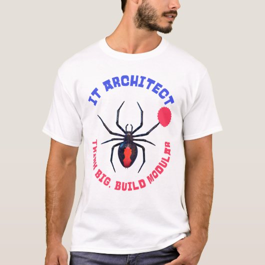 IT-architect Spin Modulair Humor T-shirt (Voorkant)