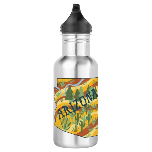 IT-Arizona geïllustreerd overzicht aanpassen Waterfles (Rechts)