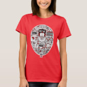 IT-ballon — Doodle Art T-shirt (Voorkant)