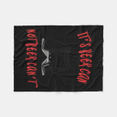 It Been Can Not Beer Can't  Fleece Deken (Voorkant (Horizontaal))