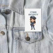 IT-beveiliging: digitale verdediger Button (Insitu)