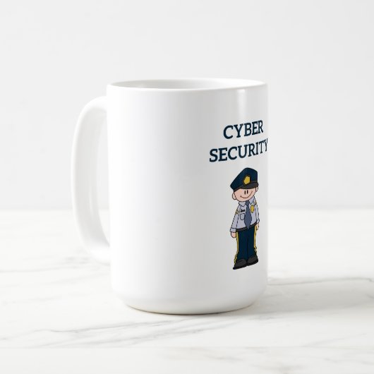 IT-beveiliging: digitale verdediger Koffiemok (Voorkant links)